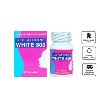 Viên uống hỗ trợ trắng da Glutathione White 800
