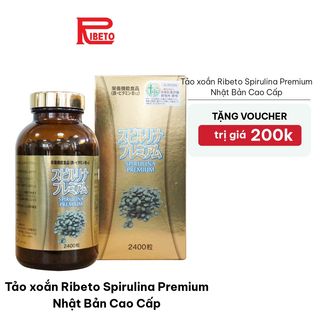 [Tặng voucher 200k] Tảo xoắn Ribeto Spirulina Premium Nhật Bản Cao Cấp