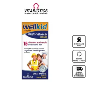 Vitamin tổng hợp Wellkid Multivitamin cho trẻ từ 4-12 tuổi