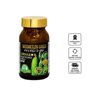 Viên uống hỗ trợ đường huyết Medsulin Gold của Nhật