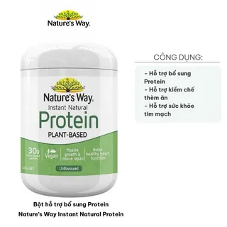 Bột hỗ trợ bổ sung Protein Nature’s Way Instant Natural Protein