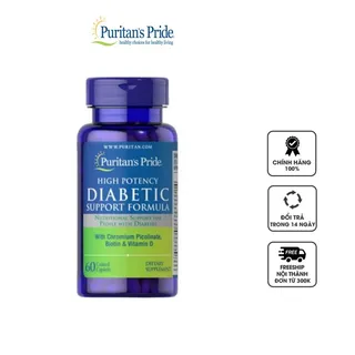 Viên bổ sung vitamin cho người tiểu đường Puritan's Pride Diabetic Support