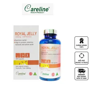Royal Jelly Careline 1000mg - Sữa Ong Chúa Cao Cấp Của Úc