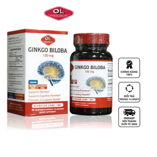 Viên uống Ginkgo Biloba Olympian Labs hỗ trợ tuần hoàn não