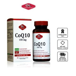 Viên uống hỗ trợ sức khỏe tim mạch COQ10 100mg Olympian Labs