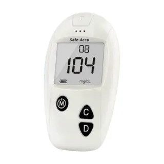 Máy đo đường huyết Safe Accu Sinocare (50 que và 50 kim)