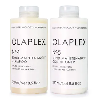 Cặp dầu gội xả Olaplex No.4 và No.5 giúp tóc bóng khỏe