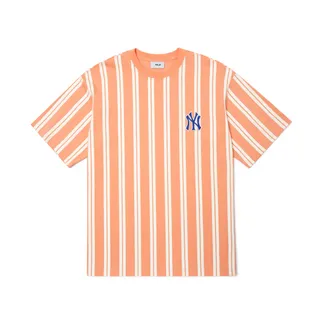 Áo phông MLB Ethnic Stripe Mega Overfit Short Sleeve T-Shirt 3ATS67023-50ORL
