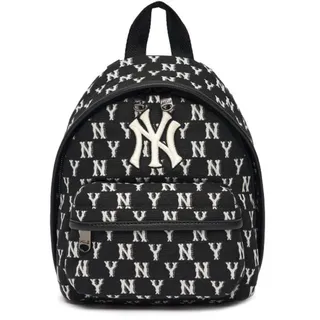 Balo MLB Monogram Mini Backpack NY Yankees Black 3ABKS012N-50BKS