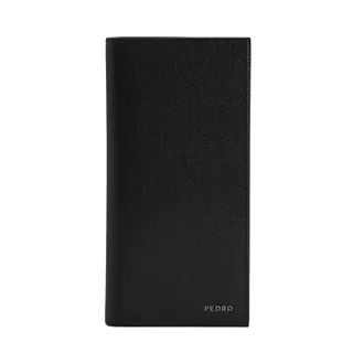 Ví Pedro Full-Grain Long Leather Wallet Black PM4-15940214