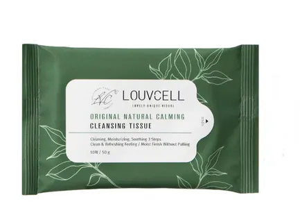 Khăn ướt tẩy trang Louv Cell Original Natural Calming Cleansing Tissue