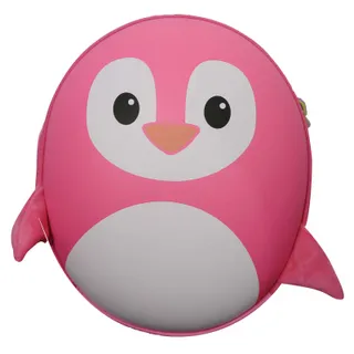 Balo BB Bag BB313C hình chim cánh cụt hồng dễ thương cho bé