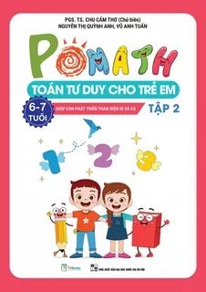 Sách POMath - Toán tư duy cho trẻ em 6 - 7 tuổi (Tập 2)