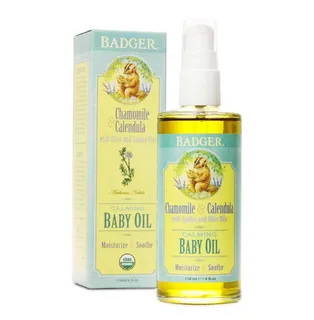 Dầu massage dưỡng ẩm hữu cơ cho bé Badger Baby Oil Organic