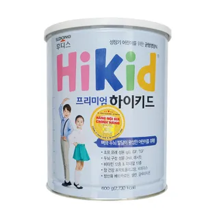 Sữa Hikid Premium tách béo Hỗ Trợ Tăng Chiều Cao Cho Trẻ Từ 1 - 9 Tuổi