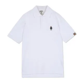 Áo polo Whoau Steve Short Sleeve Collar T-Shirt WHHAC2414U Ivory