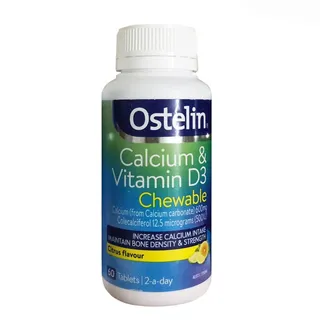 Viên nhai Ostelin Calcium & Vitamin D3 tốt cho sức khỏe