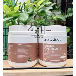 Viên uống bổ khớp sụn cá mập Shark Cartilage Healthy Care lọ 200V