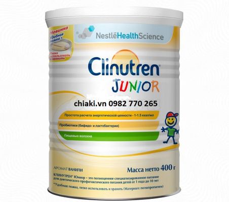 Sữa cải thiện cân nặng của Nga Clinutren Junior dành cho trẻ từ 1-10 tuổi