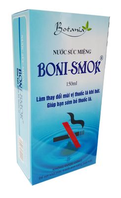 Boni smok - nước cai thuốc lá thành phần thảo dược