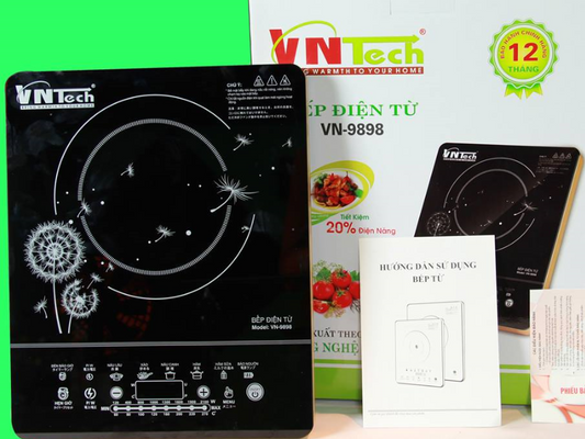 Bếp điện từ siêu mỏng cảm ứng VNTECH VN 9898 sự cải tiến khác biệt