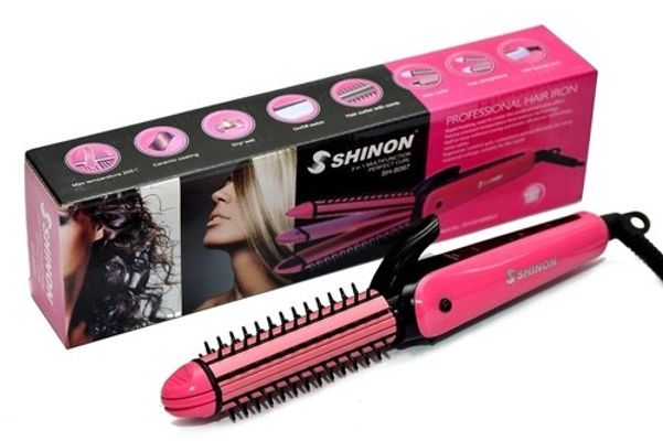 Lược điện Shinon 3 trong 1 dễ dàng tạo kiểu tóc như ý