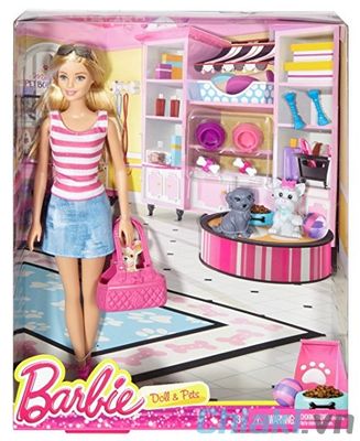 Búp bê Barbie thú cưng Barbie Pets DJR56