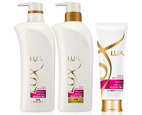 Bộ dầu gội Lux Nhật Bản chứa vitamin E cho tóc hư tổn