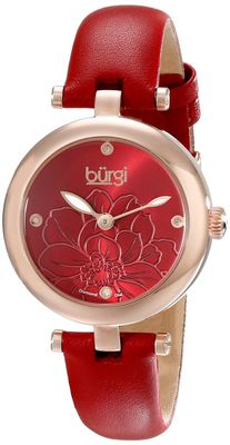Đồng hồ Burgi chính hãng BUR128RD dây da cao cấp