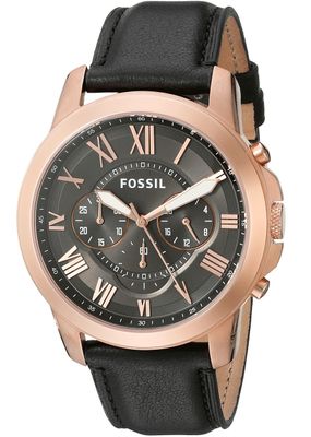 Đồng hồ Fossil FS5085 thiết kế dây da lịch lãm