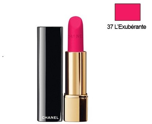 Son Chanel Rouge Allure Velvet 37 L’exuberante hồng tươi
