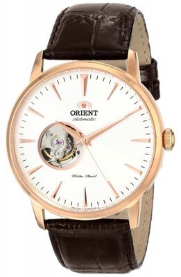 Đồng hồ Orient FDB08001W0 dây da, lộ máy lịch lãm