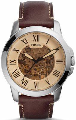 Đồng hồ Fossil Automatic ME3122 lộ máy ấn tượng