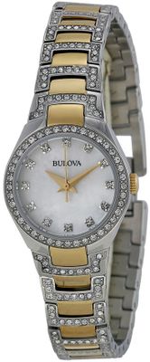 Đồng hồ Bulova 98L198 đính đá tinh xảo cho nữ