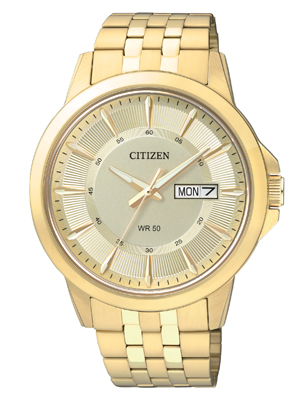 Đồng hồ Citizen BF2013-56P mạ vàng sang trọng cho nam