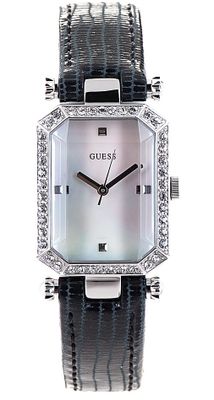 Đồng hồ Guess W0108L1 dây da đen dành cho nữ