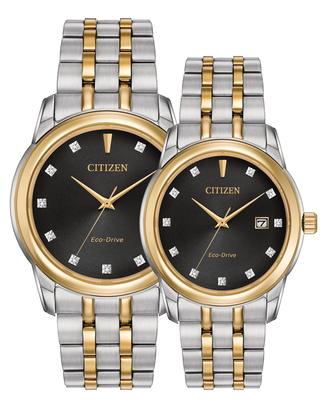Đồng hồ đôi Citizen BM7344-54E - EW2394-59E