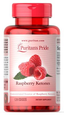 Viên uống hỗ trợ giảm cân Puritan's Pride Raspberry Ketones 100mg