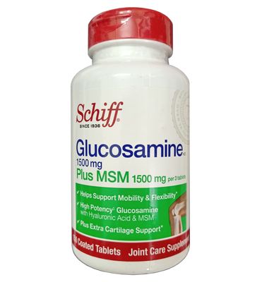 Schiff Glucosamine Plus MSM 1500mg của Mỹ 150 viên