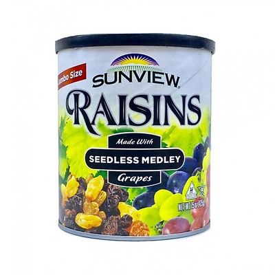 Nho khô Mỹ không hạt Sunview Raisins 425g