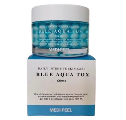 Kem hỗ trợ trắng da Medi Peel Blue Aqua Tox