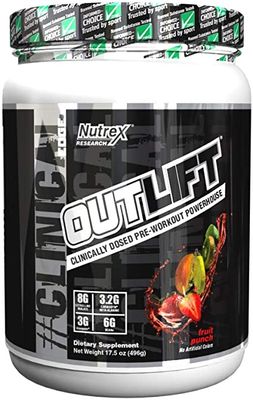 Nutrex Outlift 20 lần dùng - tăng sức mạnh trước tập