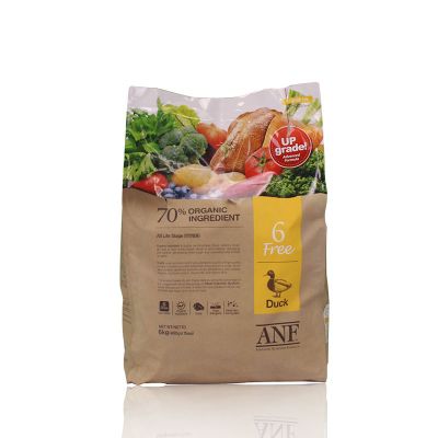 Thức ăn hạt hữu cơ cho chó ANF 6Free vị vịt