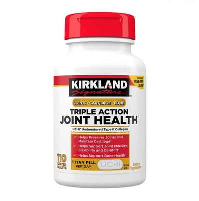 Viên uống hỗ trợ xương khớp Kirkland Triple Action Joint Health