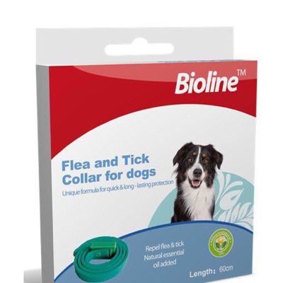 Vòng cổ Bioline giúp ngăn ngừa rận, ve, bọ chét ở chó, mèo