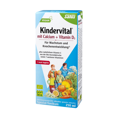 Siro Salus Floradix Kindervital bổ sung canxi & vitamin