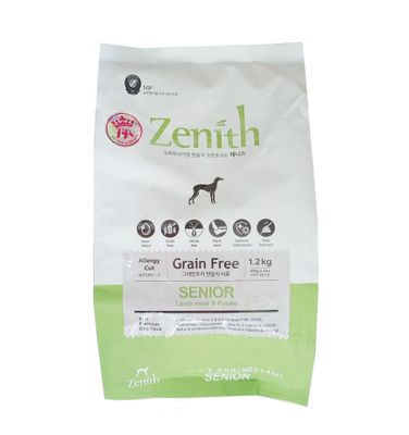 Thức ăn hạt mềm hữu cơ Zenith cho chó già