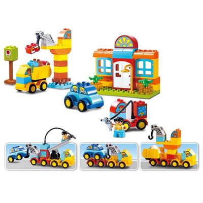 Bộ mô hình lắp ghép phương tiện cứu hộ giao thông Toys House