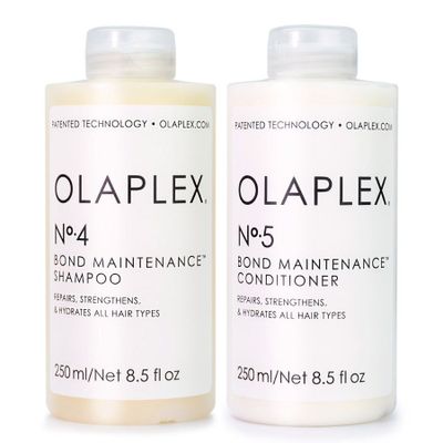 Cặp dầu gội xả Olaplex No.4 và No.5 giúp tóc bóng khỏe