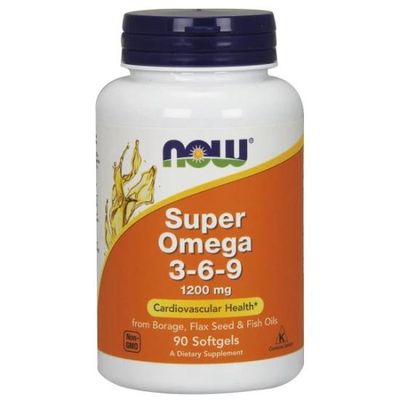 Super Omega 3-6-9 1200mg Now hỗ trợ tim mạch